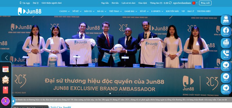 Nhà cái Jun88 là địa chỉ cá cược cung cấp nhiều dịch vụ hấp dẫn